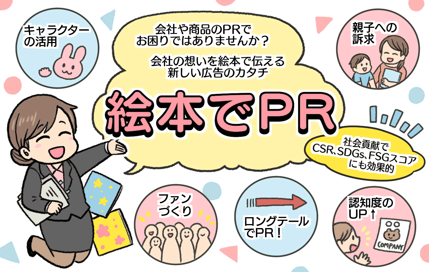 会社の想いを絵本で伝える。新しい広告のカタチ。『絵本でPR』